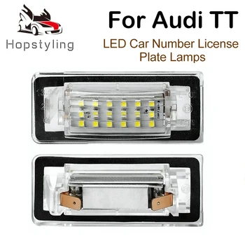 2vnt LED Licencijos Numerį Šviesos Žibintus, Audi TT MK1 Audi TT 8N Roadster 8N9 Audi TT Kupė 8N3 Skaičius Lempos, Automobilių Reikmenys