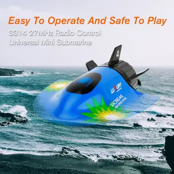 3314 Radijo Kontrolės Povandeninis laivas Lenktynių Valtis Universalus Rc Žaislai Vaikams Nešiojamų Vaikų RC greitaeigiu kateriu Modelis