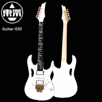 Mediniai Rankų darbo Miniatiūrinės Gitara Modelio gitara-030 Gitara Ekranas su Atveju ir Stendas (Ne Faktinis Gitara! Rodyti Tik!)
