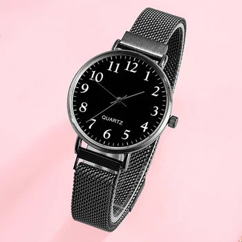 Ultra-plonas Minimalizmas Moterų Laikrodžiai Žavesio Širdies Graži Kvarco Akių Dirželis Skaičius Laikrodis Relogio Feminino Paprastas Laikrodis